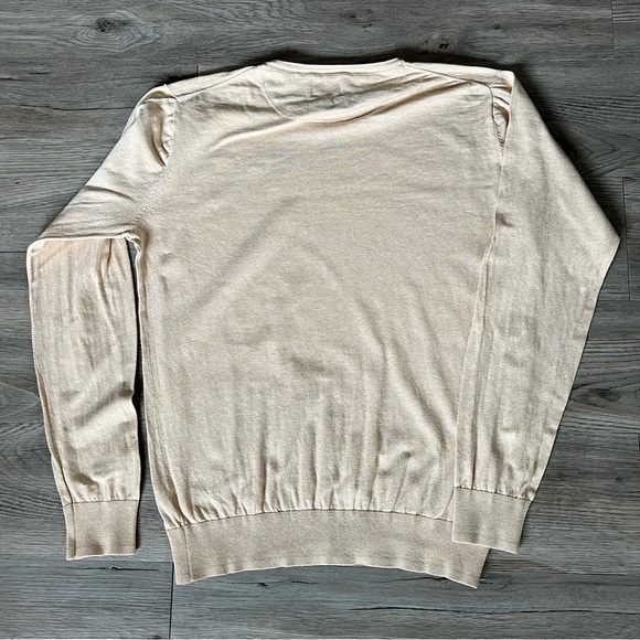 Scotch & Soda Men's Light Beige Crewneck Sweater - Picture 5 of 5
